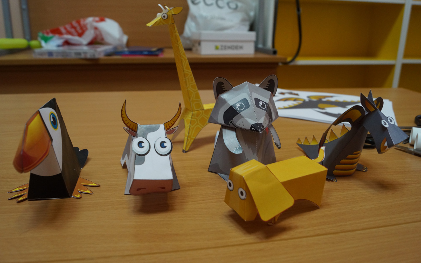 Бумажный зоопарк